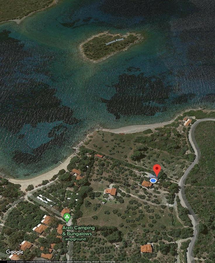 Villa Hidden Gem Sithonia Metochi Agias Kiriakis Esterno foto